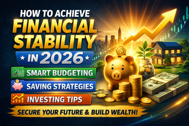How to Achieve Financial Stability in 2026: Smart Budgeting, Saving, and Investing Strategies